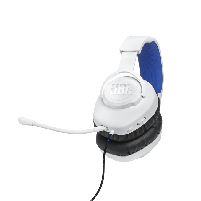 JBL Quantum 100P Console - White - Wired over-ear gaming headset with a detachable mic - Detailshot 4 image number null